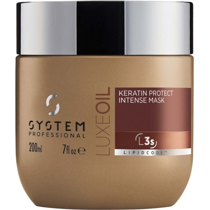System Professional LuxeOil Keratin Protect Intense Mask 200ml i gruppen SKÖNHET & HÄLSA / Hår & Styling / Hårvårdsprodukter / Hårinpackning hos TP E-commerce Nordic AB (D18286)