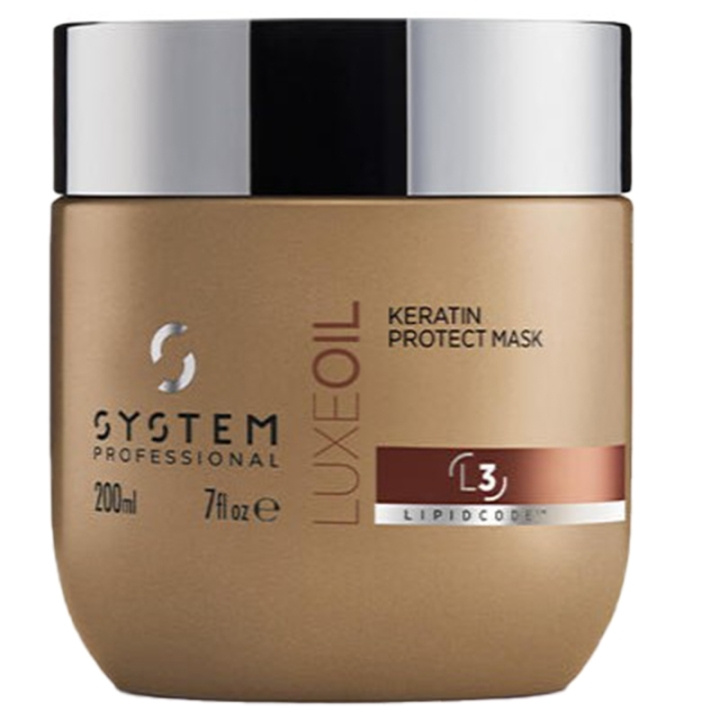 System Professional LuxeOil Keratin Protect Mask 200ml i gruppen SKÖNHET & HÄLSA / Hår & Styling / Hårvårdsprodukter / Hårinpackning hos TP E-commerce Nordic AB (D18289)