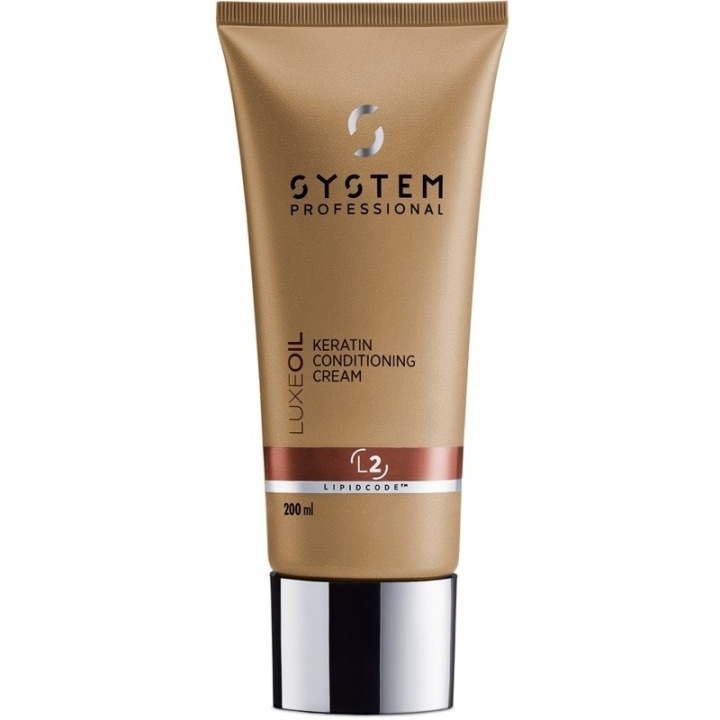System Professional LuxeOil Keratin Conditioning Cream 200ml i gruppen SKÖNHET & HÄLSA / Hår & Styling / Hårvårdsprodukter / Balsam hos TP E-commerce Nordic AB (D18290)