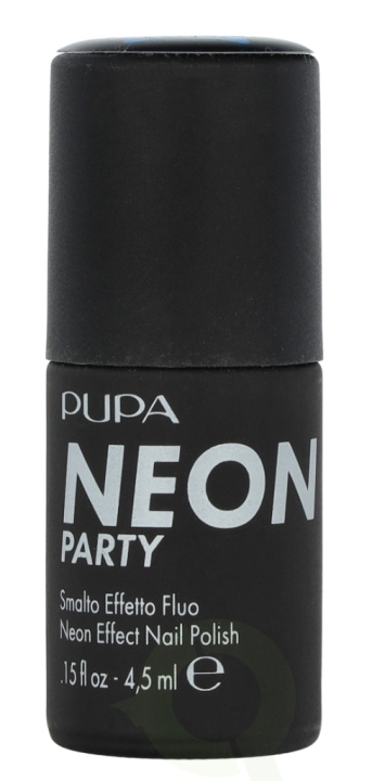Pupa Milano Pupa Neon Party Nail Polish 4.5 ml #100 Mykonos Blue i gruppen SKÖNHET & HÄLSA / Manikyr/Pedikyr / Nagellack hos TP E-commerce Nordic AB (D18333)