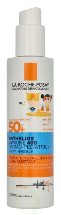 La Roche LRP Anthelios Dermo-Pediatrics Invisible Spray SPF50+ 200 ml i gruppen SKÖNHET & HÄLSA / Hudvård / Solskydd & Tanning / Solskydd hos TP E-commerce Nordic AB (D18405)