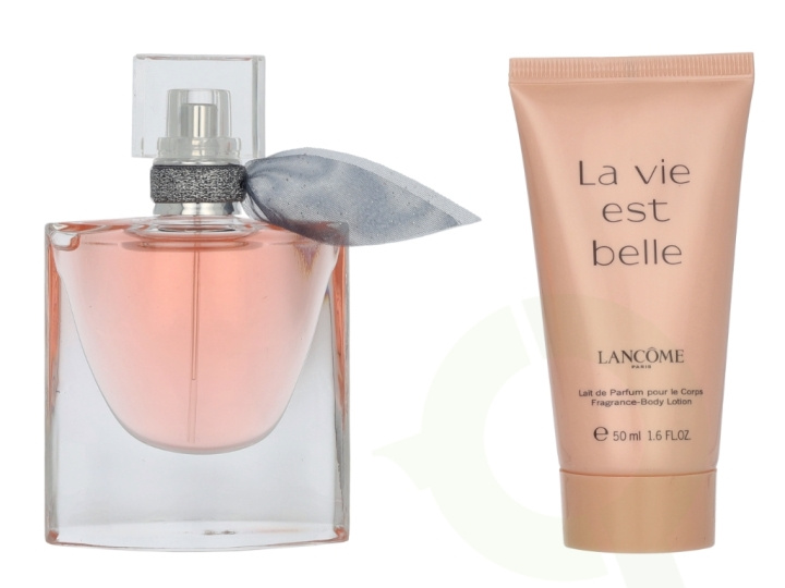Lancome La Vie Est Belle Giftset 80 ml Edp Spray 30ml/Body Lotion 50ml i gruppen SKÖNHET & HÄLSA / Doft & Parfym / Parfym / Parfym för henne hos TP E-commerce Nordic AB (D18413)