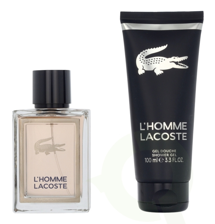 Lacoste L\'Homme Giftset 150 ml Edt Spray 50ml/Shower Gel 100ml i gruppen SKÖNHET & HÄLSA / Doft & Parfym / Parfym / Parfym för honom hos TP E-commerce Nordic AB (D18415)