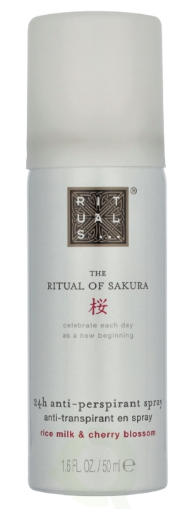Rituals Sakura 24H Anti-Perspirant Spray 50 ml Rice Milk & Cherry Blossom i gruppen SKÖNHET & HÄLSA / Doft & Parfym / Deodorant / Deo för henne hos TP E-commerce Nordic AB (D18416)