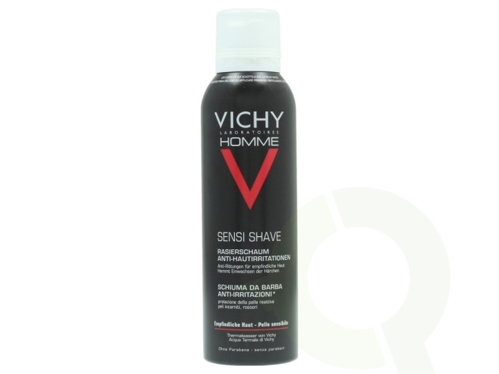 Vichy Homme Anti Irritation Shaving Foam 200 ml Sensitive Skin i gruppen SKÖNHET & HÄLSA / Hår & Styling / Rakning & Trimning / Rakhyvlar & Tillbehör hos TP E-commerce Nordic AB (D18426)