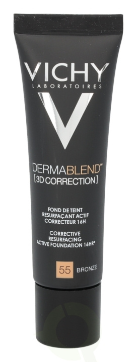 Vichy Dermablend 3D Correction SPF25 30 ml #55 Bronze i gruppen SKÖNHET & HÄLSA / Makeup / Basmakeup / Foundation hos TP E-commerce Nordic AB (D18436)