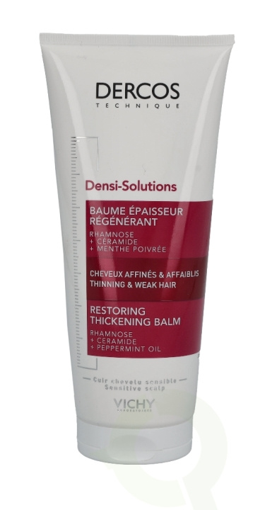 Vichy Dercos Densi-Solutions Restoring Thickening Balm 200 ml Sensitive Scalp i gruppen SKÖNHET & HÄLSA / Hår & Styling / Hårvårdsprodukter / Hårinpackning hos TP E-commerce Nordic AB (D18447)
