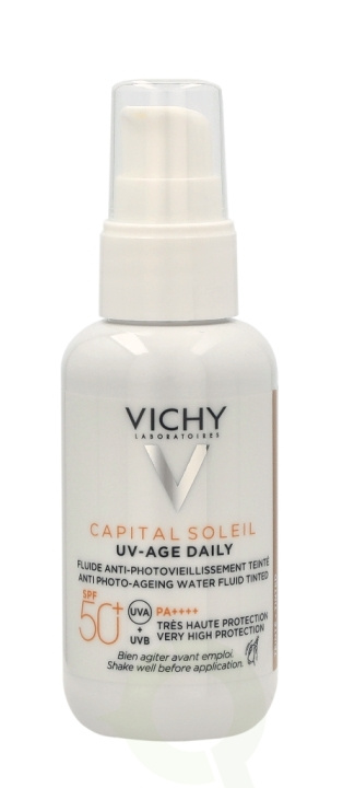 Vichy Capital Soleil UV-Age Daily SPF50+ 40 ml i gruppen SKÖNHET & HÄLSA / Hudvård / Ansiktsvård / Dagkräm hos TP E-commerce Nordic AB (D18450)