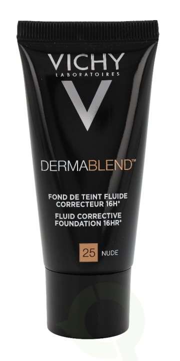 Vichy Dermablend Corrective Foundation 16HR SPF28 30 ml #25 Nude - All Skin Types i gruppen SKÖNHET & HÄLSA / Makeup / Basmakeup / Foundation hos TP E-commerce Nordic AB (D18452)