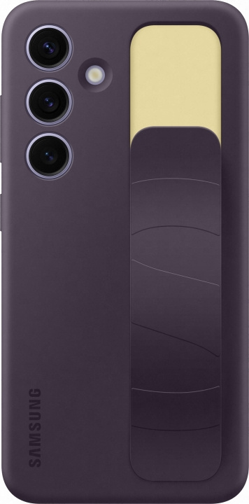 Samsung Galaxy S24 Standing Grip Case, mörklila i gruppen SMARTPHONE & SURFPLATTOR / Mobilskydd / Samsung hos TP E-commerce Nordic AB (D18493)