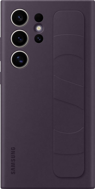Samsung Galaxy S24 Ultra Standing Grip Case, mörklila i gruppen SMARTPHONE & SURFPLATTOR / Mobilskydd / Samsung hos TP E-commerce Nordic AB (D18498)