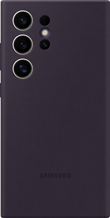 Samsung Galaxy S24 Ultra silikonfodral, mörklila i gruppen SMARTPHONE & SURFPLATTOR / Mobilskydd / Samsung hos TP E-commerce Nordic AB (D18500)