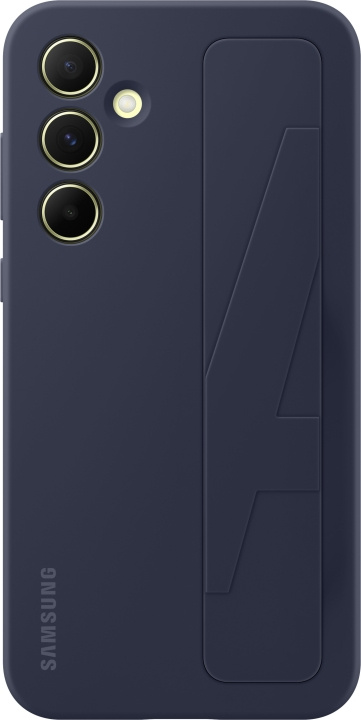Samsung Galaxy A55 Standing Grip Fodral, blå/svart i gruppen SMARTPHONE & SURFPLATTOR / Mobilskydd / Samsung hos TP E-commerce Nordic AB (D18534)