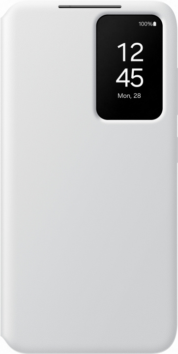 Samsung Galaxy S24 Clear View plånboksfodral, vit i gruppen SMARTPHONE & SURFPLATTOR / Mobilskydd / Samsung hos TP E-commerce Nordic AB (D18559)