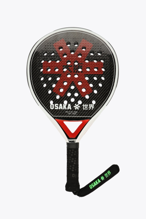 Osaka Padel Pro Tour Precision - Mjukvit/Oxyröd i gruppen SPORT, FRITID & HOBBY / Sportutrustning / Padelracket hos TP E-commerce Nordic AB (D18575)