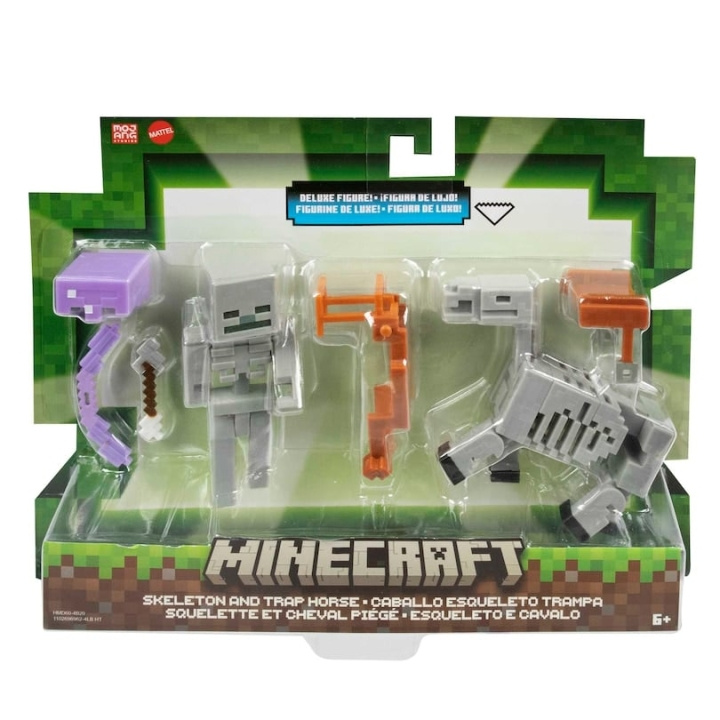 MINECRAFT Skelett och Trap Horse (GTT53) i gruppen LEKSAKER, BARN- & BABYPRODUKTER / Leksaker / Figurer, Miniatyrer & tillbehör hos TP E-commerce Nordic AB (D18585)