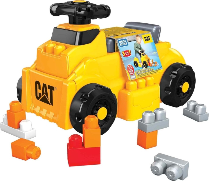 Mega Bloks CAT Build n\' Play Ride-On (HDJ29)) i gruppen LEKSAKER, BARN- & BABYPRODUKTER / Leksaker / Gåbilar hos TP E-commerce Nordic AB (D18605)