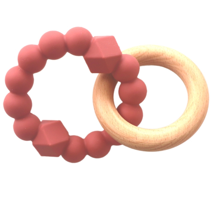 Jellystone Designs Moon bitring - dammig rosa (JSD0350) i gruppen LEKSAKER, BARN- & BABYPRODUKTER / Babysaker / Nappar & Bitringar hos TP E-commerce Nordic AB (D18625)