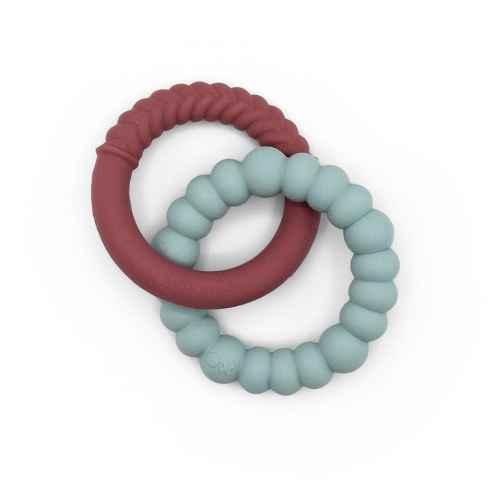 Jellystone Designs Sunshine Bitring - natur (JSD0706) i gruppen LEKSAKER, BARN- & BABYPRODUKTER / Babysaker / Nappar & Bitringar hos TP E-commerce Nordic AB (D18631)