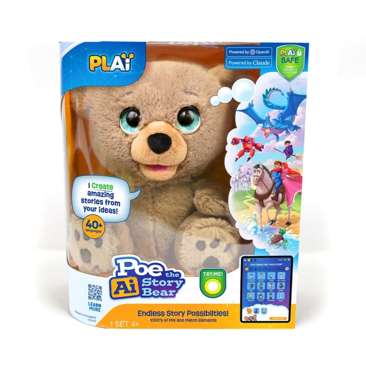 Play-I Poe Interaktiv AI-nallebjörn (90255) i gruppen LEKSAKER, BARN- & BABYPRODUKTER / Babyleksaker / Gosedjur hos TP E-commerce Nordic AB (D18641)