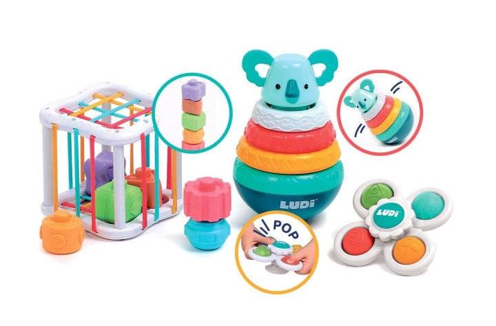 LUDI Manipulationslåda med tillbehör - LU30125 i gruppen LEKSAKER, BARN- & BABYPRODUKTER / Leksaker / Lekset hos TP E-commerce Nordic AB (D18731)