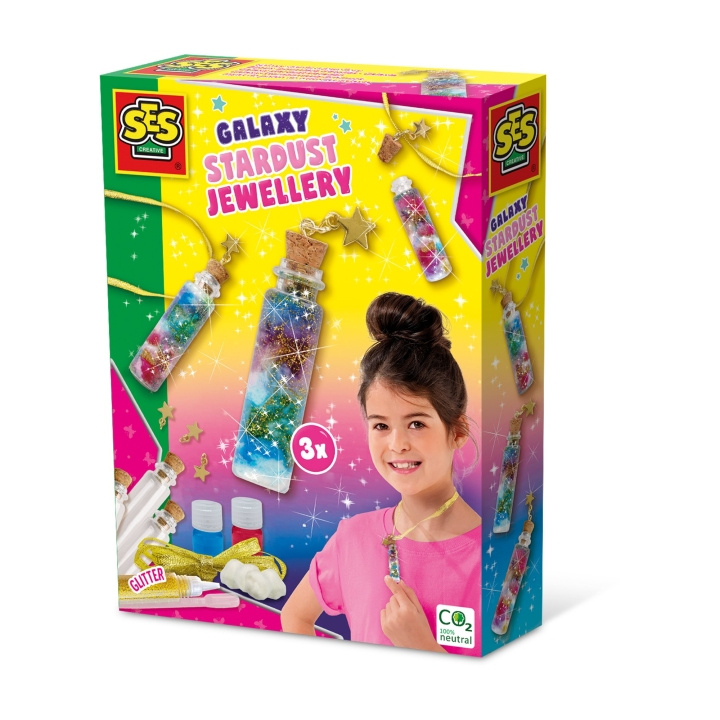 SES Creative Galaxy smycke med stjärnstoft - (S14772) i gruppen LEKSAKER, BARN- & BABYPRODUKTER / Leksaker / Pyssel hos TP E-commerce Nordic AB (D18752)