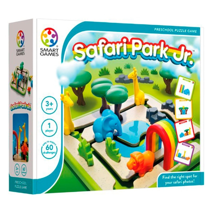 Smart Games Safari Park Junior (Norden) (SG2499) i gruppen LEKSAKER, BARN- & BABYPRODUKTER / Spel / Sällskapsspel hos TP E-commerce Nordic AB (D18757)