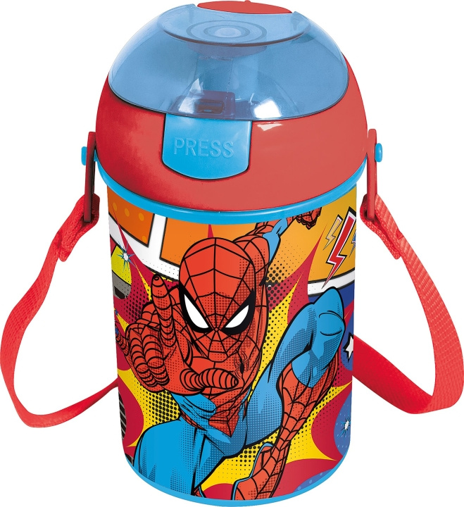 Marvel Stor - Pop-Up dricksflaska - Spindelmannen (74769) i gruppen LEKSAKER, BARN- & BABYPRODUKTER / Äta & Dricka / Flaskor & Barnmuggar hos TP E-commerce Nordic AB (D18762)