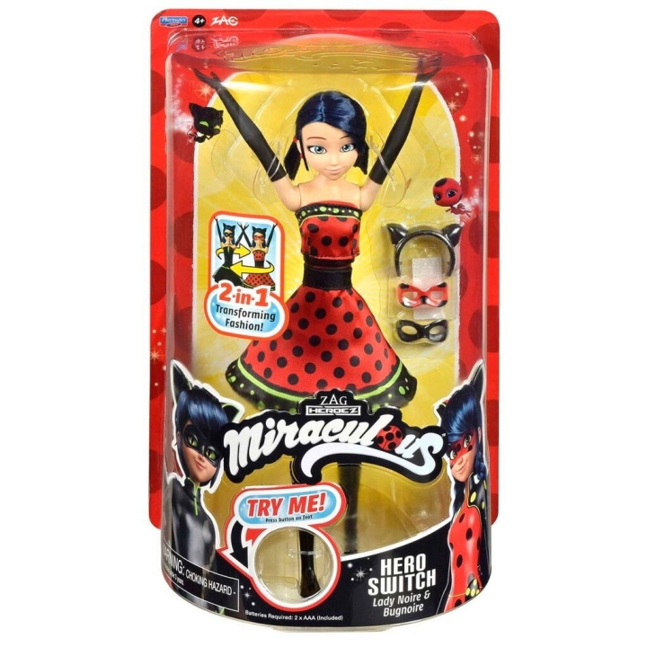 Miraculous Fashion Hero Switch Docka 26 cm (60-50414) i gruppen LEKSAKER, BARN- & BABYPRODUKTER / Leksaker / Dockor & Tillbehör hos TP E-commerce Nordic AB (D18781)