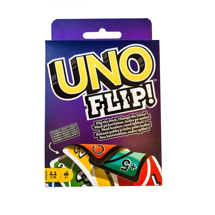 Mattel Spel - UNO Flip (GDR44) i gruppen LEKSAKER, BARN- & BABYPRODUKTER / Spel / Kortspel hos TP E-commerce Nordic AB (D18811)