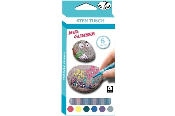 TOUCHÉ Glitter för stenmålning (809648) i gruppen LEKSAKER, BARN- & BABYPRODUKTER / Leksaker / Pyssel hos TP E-commerce Nordic AB (D18820)
