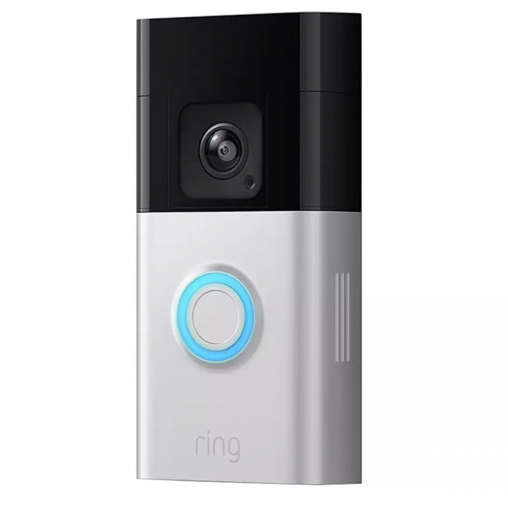 Ring Batteri Video Dörrklocka Pro Satin Nickel i gruppen HEM, HUSHÅLL & TRÄDGÅRD / Larm & Säkerhet / Dörrklockor hos TP E-commerce Nordic AB (D18822)