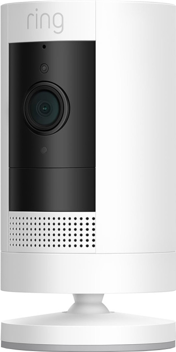 Ring Stick Up Battery Cam Säkerhetskamera Vit i gruppen HEM, HUSHÅLL & TRÄDGÅRD / Larm & Säkerhet / Övervakningskameror hos TP E-commerce Nordic AB (D18835)