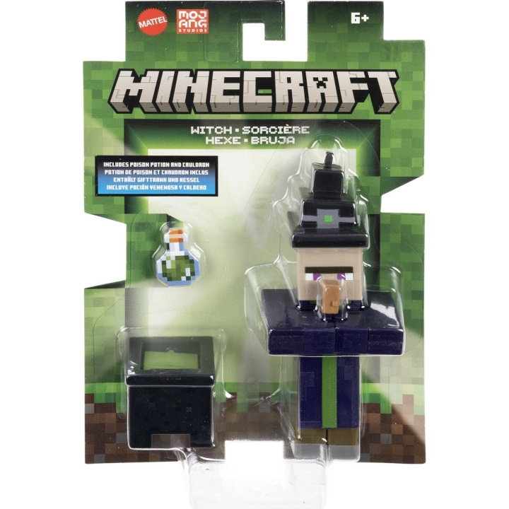 MINECRAFT Biome Builds - 8 cm - Häxa (JCN32) i gruppen LEKSAKER, BARN- & BABYPRODUKTER / Leksaker / Figurer, Miniatyrer & tillbehör hos TP E-commerce Nordic AB (D18836)