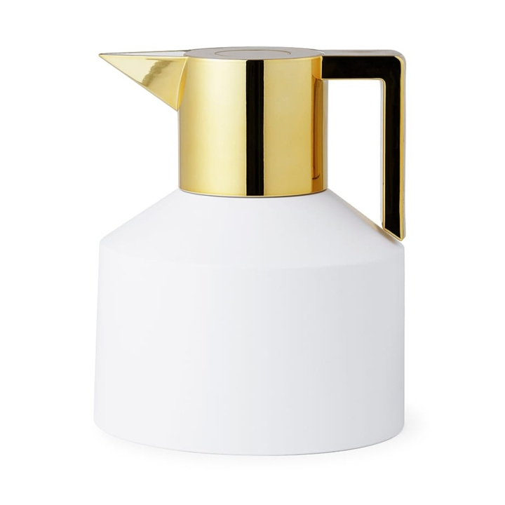 Normann CopenhagenNormann Copenhagen - Geo Vakuumkanna - Vit/Guld i gruppen SPORT, FRITID & HOBBY / Friluftsliv / Termosar & Vattenflaskor hos TP E-commerce Nordic AB (D18877)