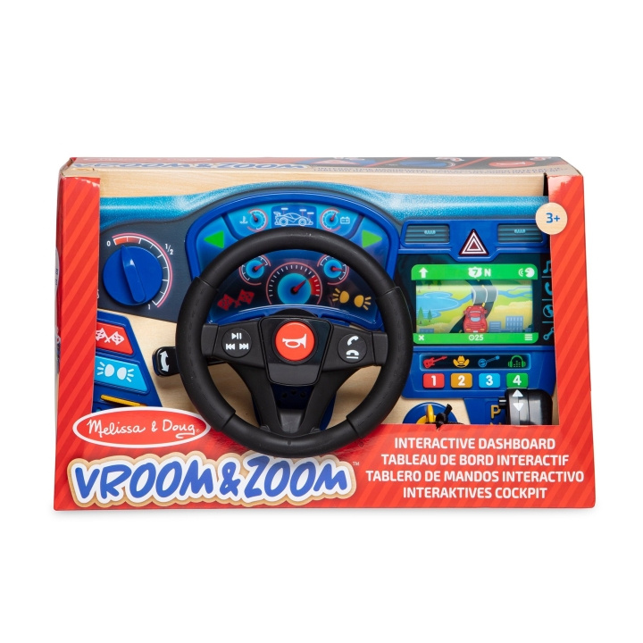 Melissa & Doug Vroom och Zoom Interaktiv instrumentbräda (41705) i gruppen LEKSAKER, BARN- & BABYPRODUKTER / Babyleksaker / Aktivitetsleksaker hos TP E-commerce Nordic AB (D18882)