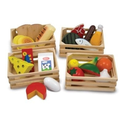 Melissa & Doug Set med livsmedelsgrupper (271) i gruppen LEKSAKER, BARN- & BABYPRODUKTER / Leksaker / Lilla hemmet & Rollek hos TP E-commerce Nordic AB (D18886)
