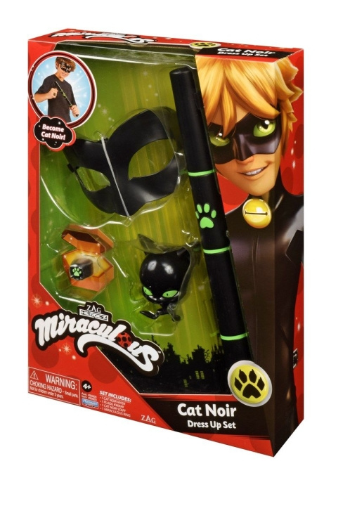 Miraculous Rollspelsset Cat Noir (60-50603) i gruppen LEKSAKER, BARN- & BABYPRODUKTER / Leksaker / Maskeradkläder hos TP E-commerce Nordic AB (D18904)