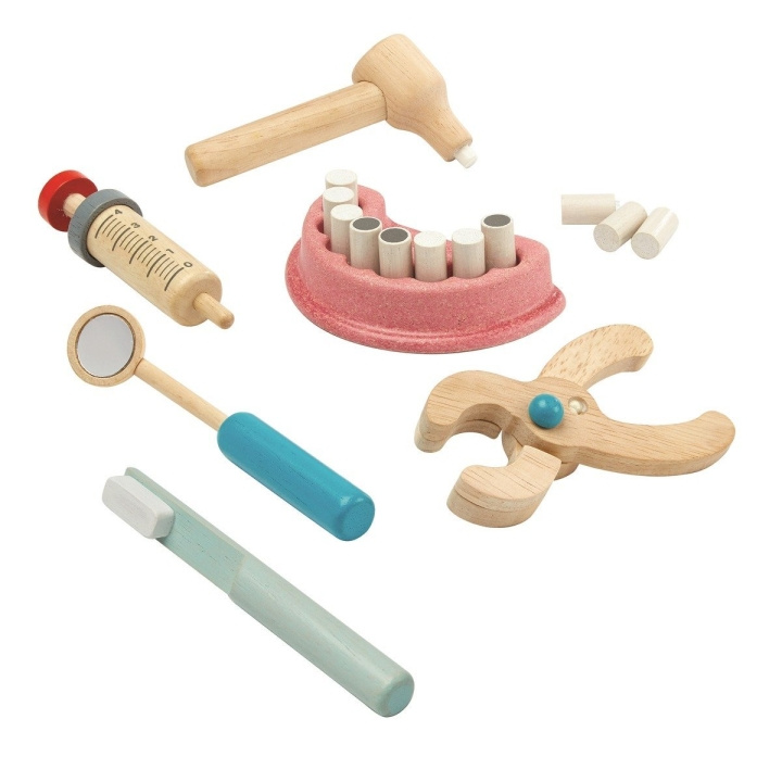 PlanToys Tandläkare set (3493) i gruppen LEKSAKER, BARN- & BABYPRODUKTER / Leksaker / Lekset hos TP E-commerce Nordic AB (D18911)