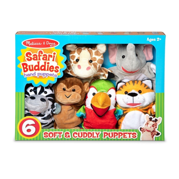 Melissa and Doug Melissa & Doug - Safari Buddies handdockor (19118) i gruppen LEKSAKER, BARN- & BABYPRODUKTER / Leksaker / Dockor & Tillbehör hos TP E-commerce Nordic AB (D18950)