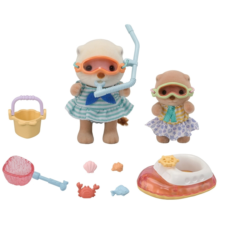 Sylvanian Families Sea Otter Sisters - Splashy Snorkel Set (5804) i gruppen LEKSAKER, BARN- & BABYPRODUKTER / Leksaker / Lekset hos TP E-commerce Nordic AB (D18968)