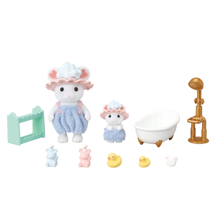 Sylvanian Families Badtid bubbel syskon - (5805) i gruppen LEKSAKER, BARN- & BABYPRODUKTER / Leksaker / Lekset hos TP E-commerce Nordic AB (D18969)