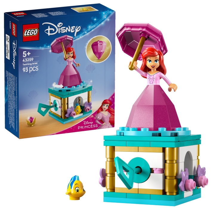 LEGO Disney Princess - Snurrande Ariel (43259) i gruppen LEKSAKER, BARN- & BABYPRODUKTER / Leksaker / Byggleksaker / Lego hos TP E-commerce Nordic AB (D19036)