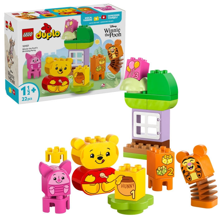 LEGO DUPLO Disney TM - Nalle Puhs födelsedagskalas (10457) i gruppen LEKSAKER, BARN- & BABYPRODUKTER / Leksaker / Byggleksaker / Lego hos TP E-commerce Nordic AB (D19039)