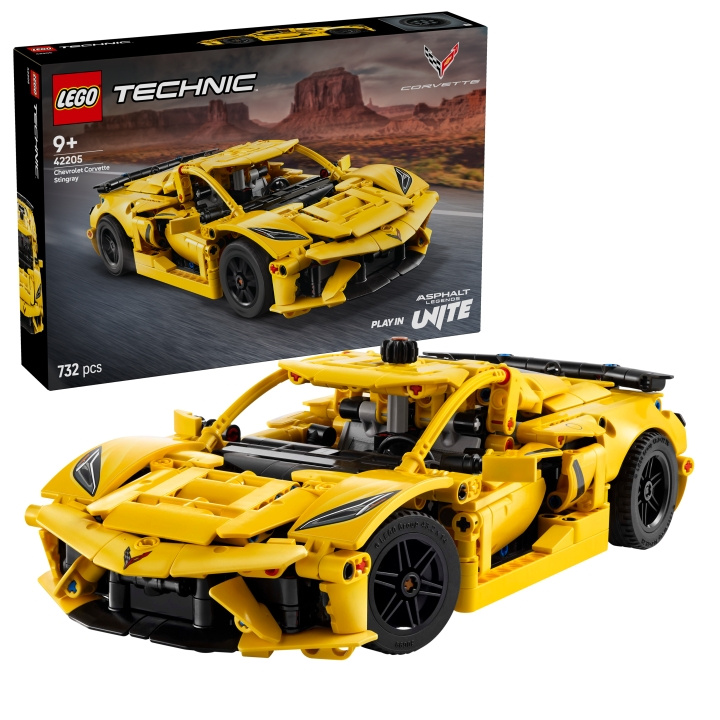 LEGO Teknik - Chevrolet Corvette Stingray (42205) i gruppen LEKSAKER, BARN- & BABYPRODUKTER / Leksaker / Byggleksaker / Lego hos TP E-commerce Nordic AB (D19042)