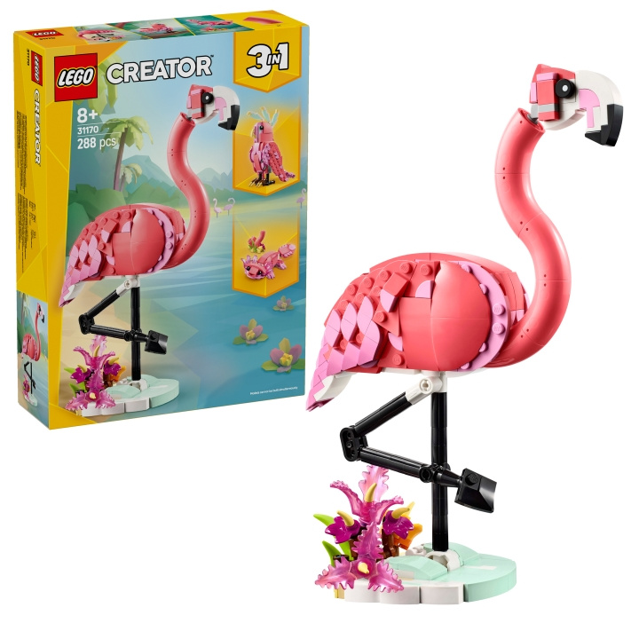LEGO LEGO Skapare - Vilda djur: Rosa flamingo (31170) i gruppen LEKSAKER, BARN- & BABYPRODUKTER / Leksaker / Byggleksaker / Lego hos TP E-commerce Nordic AB (D19043)