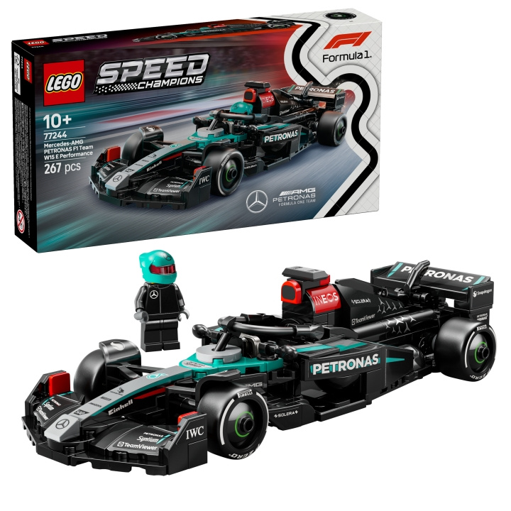 LEGO Speed Champions - Mercedes-AMG F1 W15 Racerbil (77244) i gruppen LEKSAKER, BARN- & BABYPRODUKTER / Leksaker / Byggleksaker / Lego hos TP E-commerce Nordic AB (D19045)
