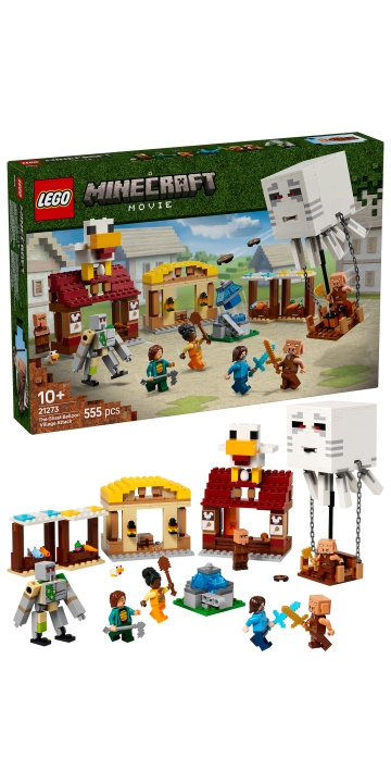 LEGO Minecraft - Attacken från Ghast-ballongbyn (21273) i gruppen LEKSAKER, BARN- & BABYPRODUKTER / Leksaker / Byggleksaker / Lego hos TP E-commerce Nordic AB (D19050)