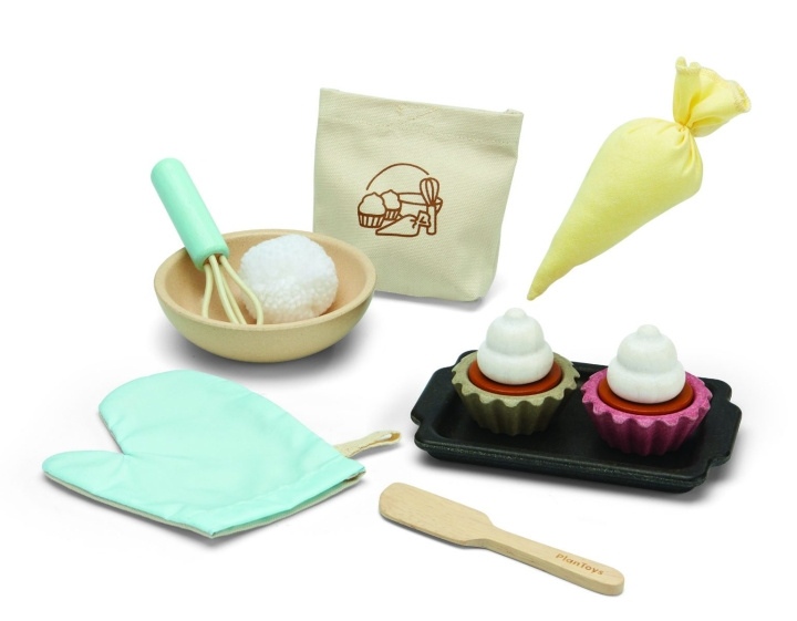 PlanToys Cupcake-set (3626) i gruppen LEKSAKER, BARN- & BABYPRODUKTER / Leksaker / Lekset hos TP E-commerce Nordic AB (D19057)
