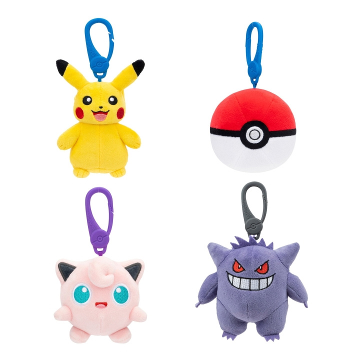 Pokémon Plush Clip On W12- (95177-12) i gruppen LEKSAKER, BARN- & BABYPRODUKTER / Leksaker / Figurer, Miniatyrer & tillbehör hos TP E-commerce Nordic AB (D19062)